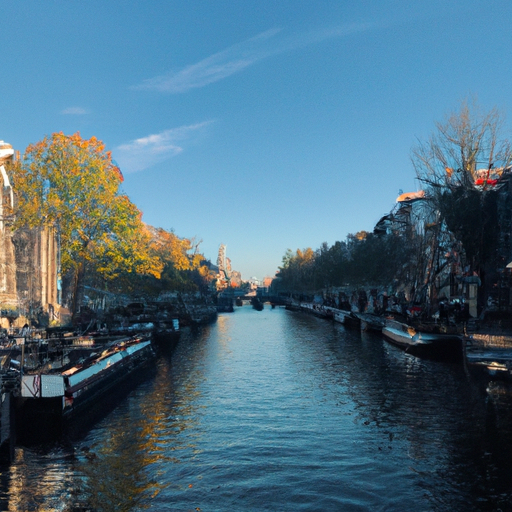 תמונה של התעלות היפות באמסטרדם