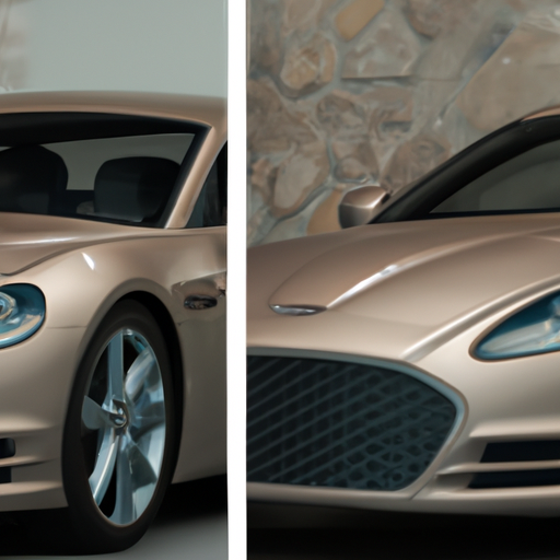 מכונית לפני ואחרי מריחת משחת הליטוש, הממחישה את ההבדל המדהים במראה.