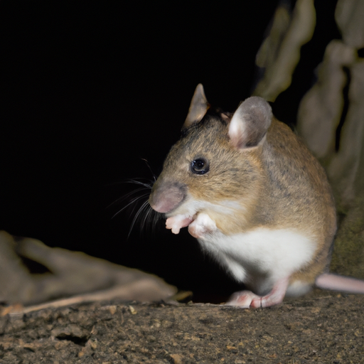 3. תמונה של עכבר עם המלטה שלה, המתאר את הרגלי הרבייה של עכברים.